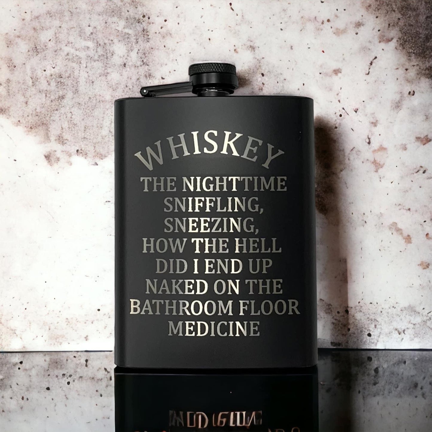 Bathroom Floor Medicine Flask