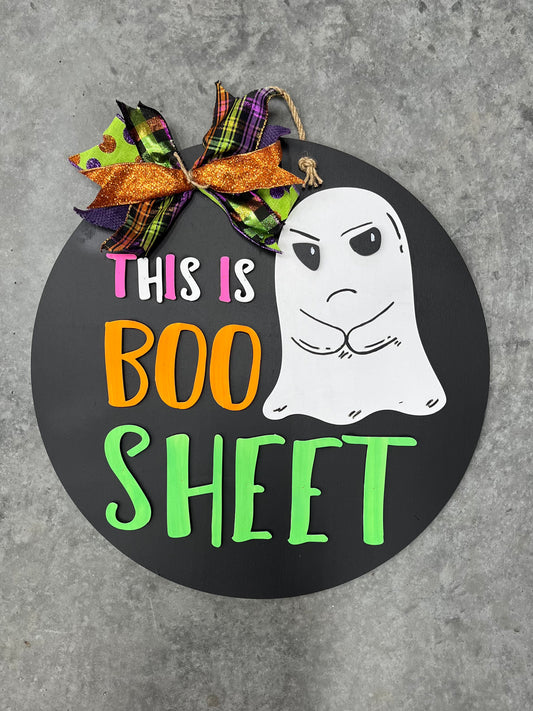 Boo Sheet