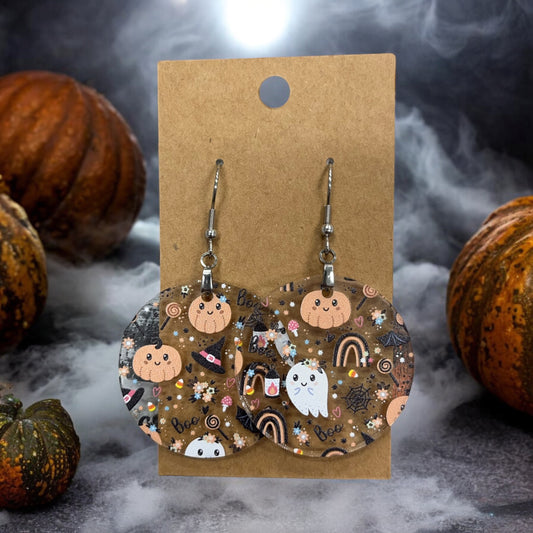 Halloween Print Earrings