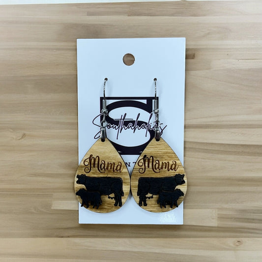 Mama Cow Earrings